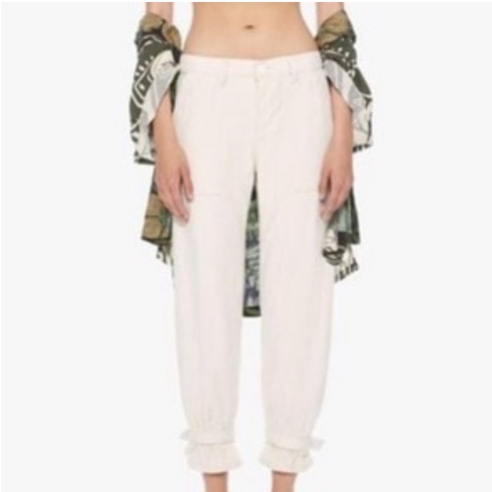 MOTHER Carolyn Murphy THE ANKLE SLAPPER PANTS Sz 30 100% Cotton NWT